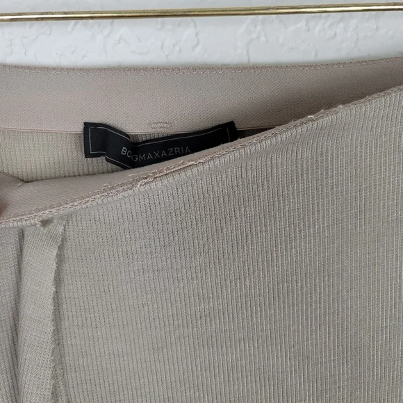 BCBGMaxAzria Logan Tan Side Slit Ruffle Maxi Skirt Medium - Picture 10 of 12